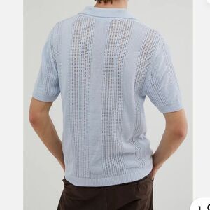 Urban Outfitters Director Popover Knit Polo Shirt Men’s Small